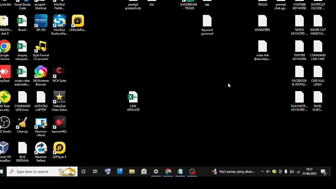 Cara Sembunyikan Ikon Desktop (Cepat & Mudah!) _ Show-Hide Desktop Icons 💻