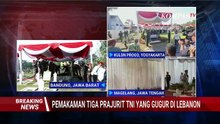 Pemakaman 3 TNI Gugur di Lebanon, Begini Situasi di Bandung, Kulonprogo dan Magelang