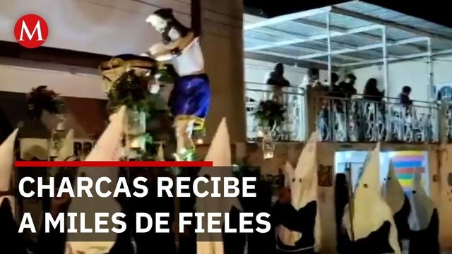 Procesión del Silencio en Charcas, San Luis Potosí, reúne a más de 80 mil asistentes