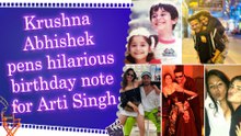 Krushna Abhishek shares unseen childhood pics to wish sister Arti Singh on her 41st birthday