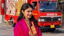 Actress Manasa Varanasi Visuals @ Tirumala