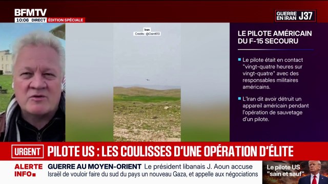 Pilote américain secouru en Iran: Olivier Pallier, ancien pilote de chasse, décrit des procédures que l'on répète pour se faire récupérer