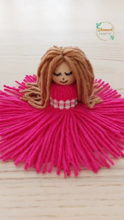 ✨ DIY Cute Yarn Doll