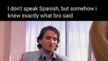 I don't speak Spanish, but I know exactly what bro said😭 Not everyone speaks Spanish because languages grow and spread according to history, geography, and cultural influence. Spanish became widely spoken mainly due to Spain’s colonization in parts of th