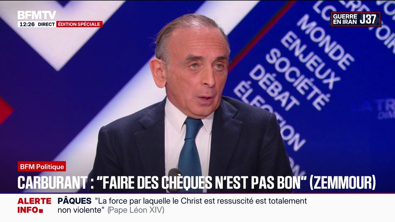 Hausse des prix des carburants: "C'est la conséquence de leurs politiques folles", affirme Éric Zemmour