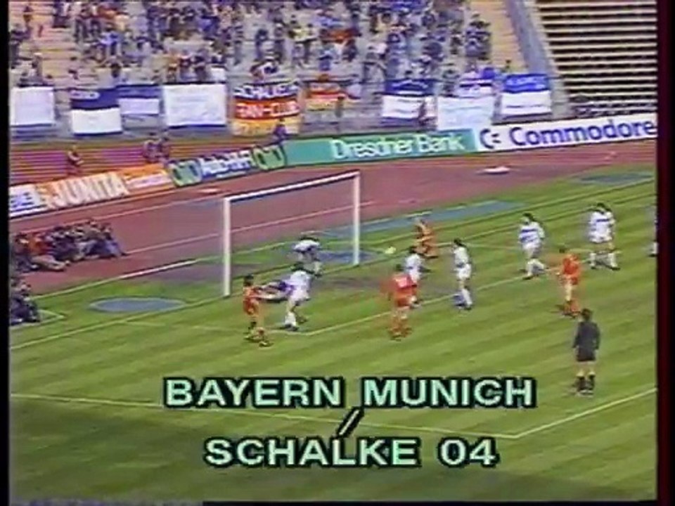 BAYERN MUNICH - SCHALKE 04 - 1985 - SAISON 1984/1985 -