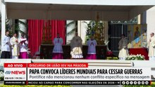Papa Leão XIV convoca líderes mundiais a cessar guerras