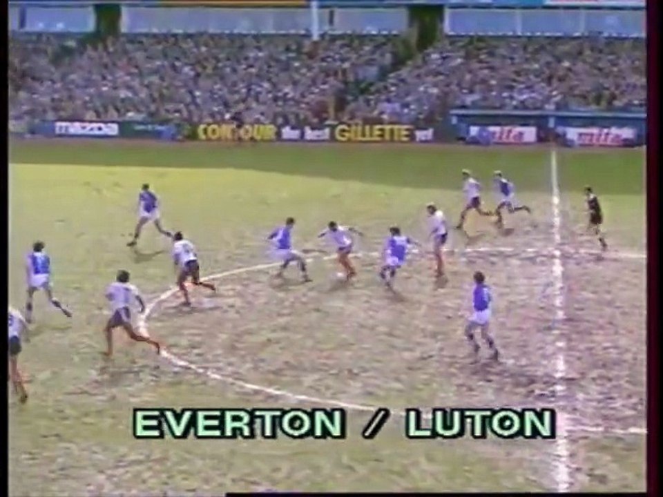 EVERTON  - LUTON - 1985 - SAISON 1984/1985 -