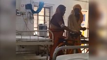 Deeg Hospital Video Viral: अस्पताल में साइकिल पर पत्नी को इमरजेंसी तक ले गया बुजुर्ग, वीडियो हुआ वायरल
