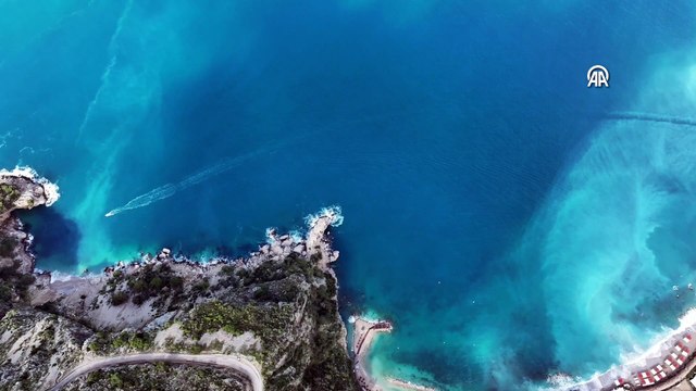 Fethiye’de masalsı görüntüler: Ölüdeniz turkuaz rengiyle mest etti