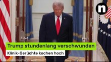 Donald Trump: US-Präsident stundenlang verschwunden - Klinik-Gerüchte kochen hoch
