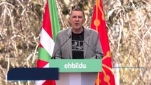 El etarra Otegi, socio de Sánchez, llama a los vascos a avanzar hasta la "cumbre" de la "liberación nacional"