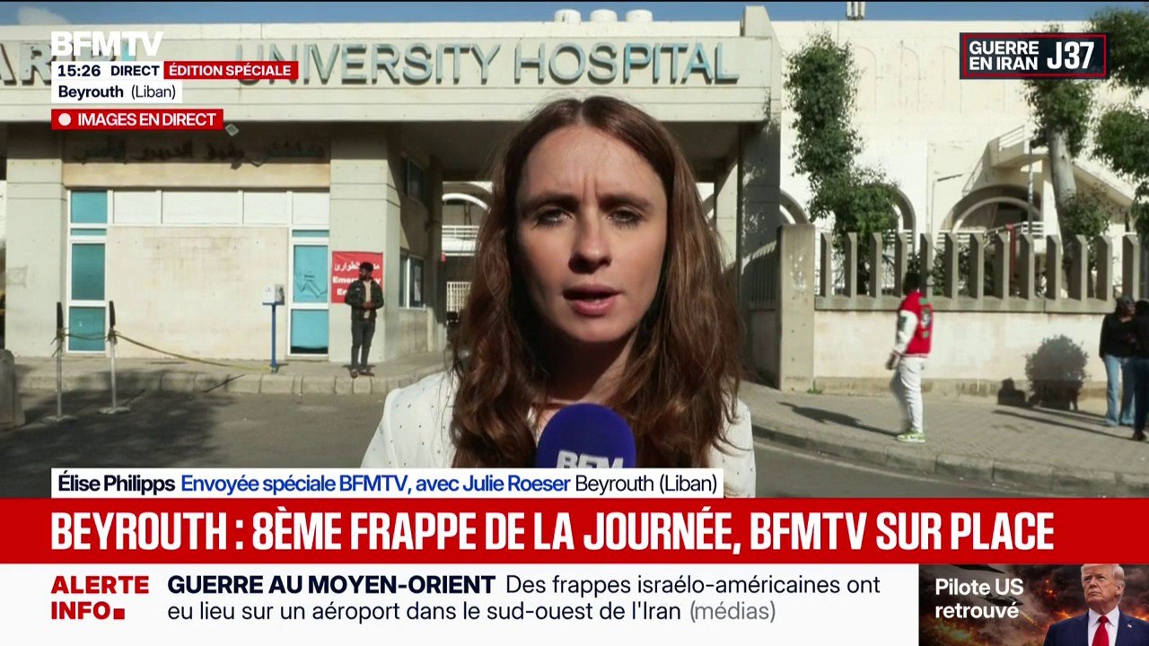Guerre au Moyen-Orient: huit frappes sur Beyrouth depuis ce matin, les avions de chasse israéliens continuent de voler très bas