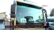 Beşiktaşlı taraftarlar Kadıköy'e ulaşmak üzere yola çıktı