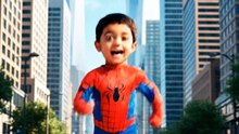 Baby Spider-Man Saves the Day! 🕷️🔥
