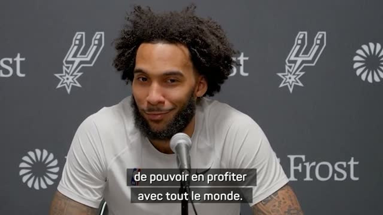 San Antonio Spurs - Champagnie sur son record : "Je me suis demandé si je l'avait vraiment fait"