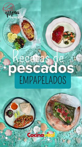 5 recetas de pescados empapelados para tu menú semanal
