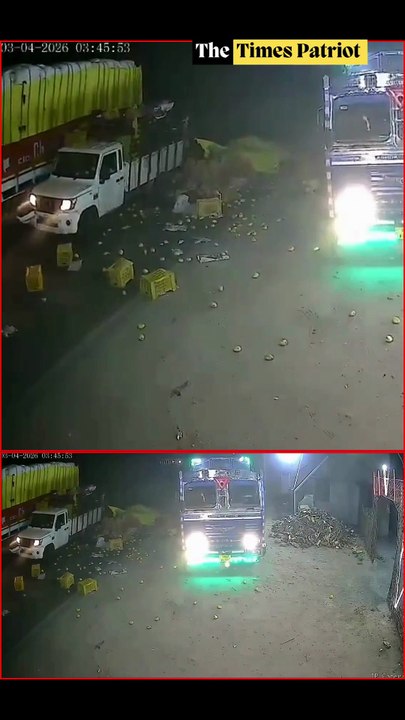 Reverse Horror at Nayagaon Border: Reckless Truck Move Triggers Crash!