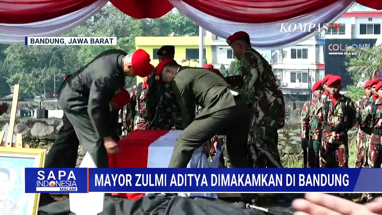 Kata Panglima TNI di Pemakaman Mayor Zulmi yang Gugur di Lebanon: Prajurit Terbaik! | SAPA MALAM
