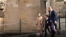 Kate Middleton and Prince William Step Out with George, Charlotte and Louis for Easter Service After 2-Year Absence