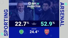 Sporting v Arsenal - Opta Predictor