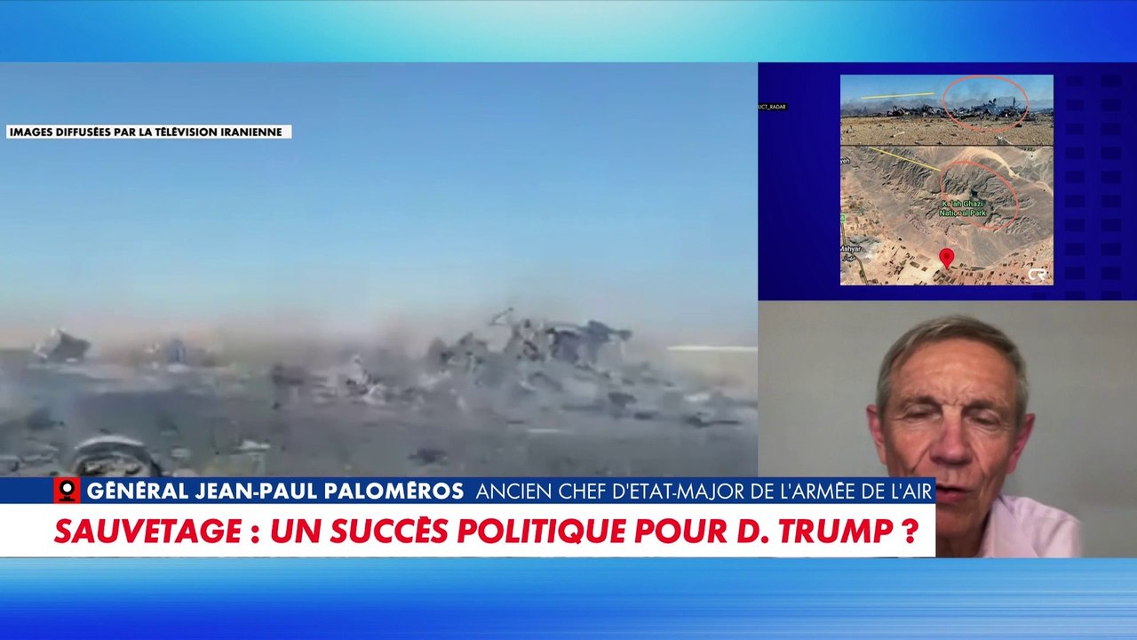 Général Jean-Paul Paloméros : «Le sauvetage de l'aviateur américain va rester dans l'Histoire»