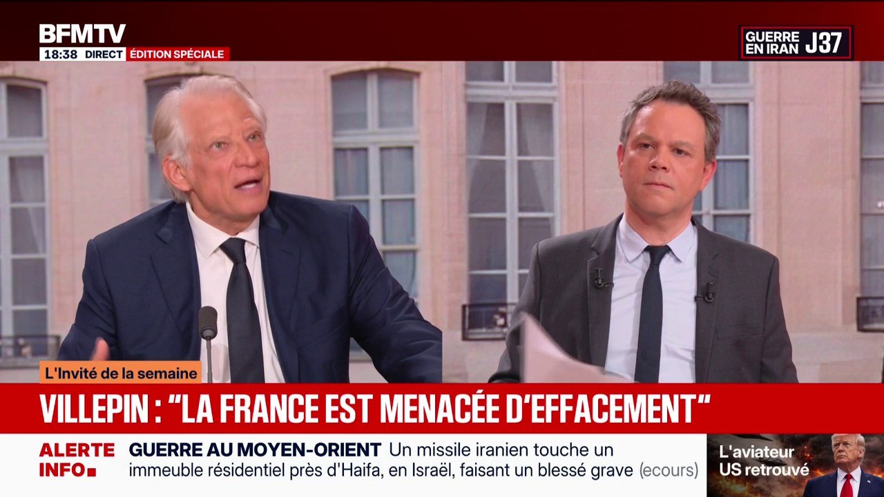 Dominique de Villepin estime qu'il est "difficile de nier" le racisme subi par Bally Bagayoko, maire LFI de Saint-Denis