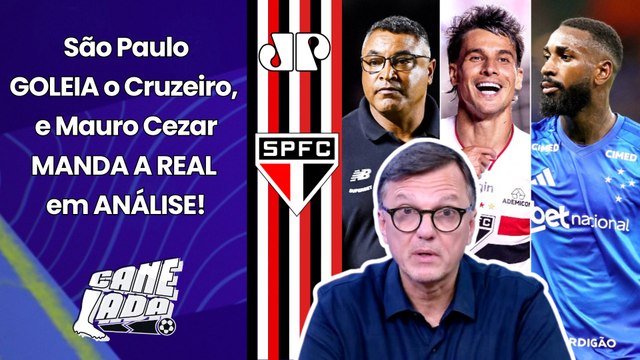 MUITOS DESCERAM O PAU, mas o que ELE FEZ foi... MAURO CEZAR É DIRETO após SÃO PAULO 4x1 CRUZEIRO!