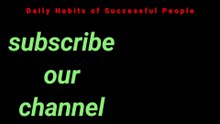 Daily Habits of Successful People