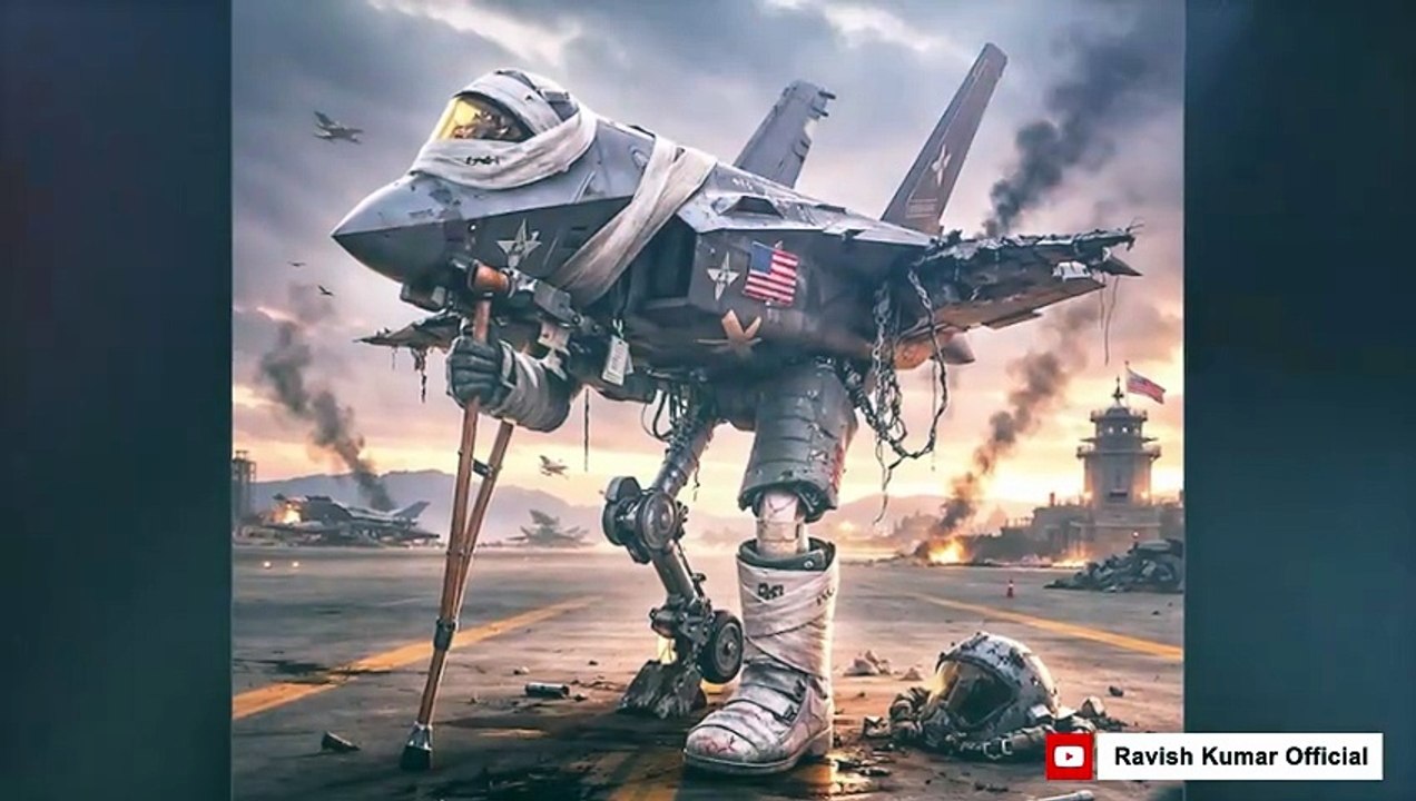 F35 को दूसरी बार गिराया ईरान ने_  ईरान के पुल और अस्पतालों पर