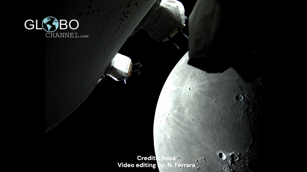 Artemis I: Moon Flyby (Time-lapse Video) December 2022 (NASA)