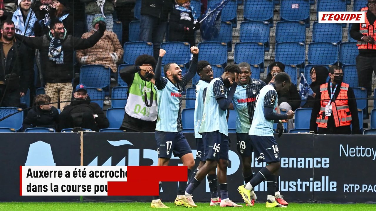 Auxerre tenu en échec au Havre et toujours barragiste - Foot - Ligue 1