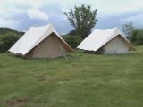 Notre ferme pédagogique - L'hébergement sous tente
