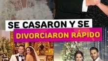 Famosas que se casaron y se divorciaron muy rápido