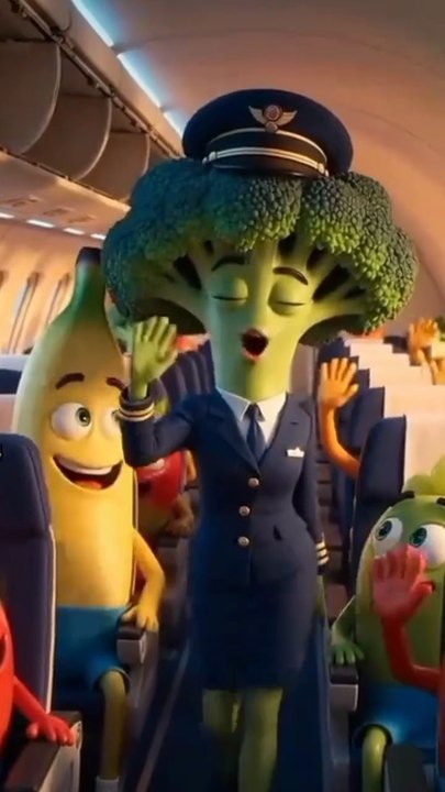 “When Vegetables Take a Flight ✈️😂 |