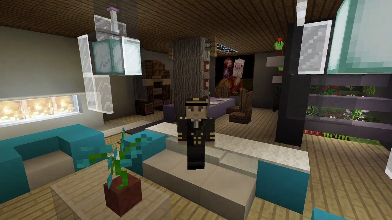 Comment faire des ESCALIERS MODERNES VÉGÉTALES sur MINECRAFT ? 🌿 #19