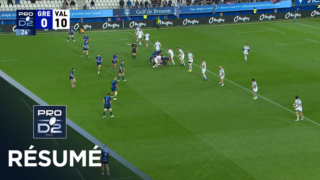 PRO D2 Saison 2025-2026 J25 - Résumé FC Grenoble Rugby - Valence Romans