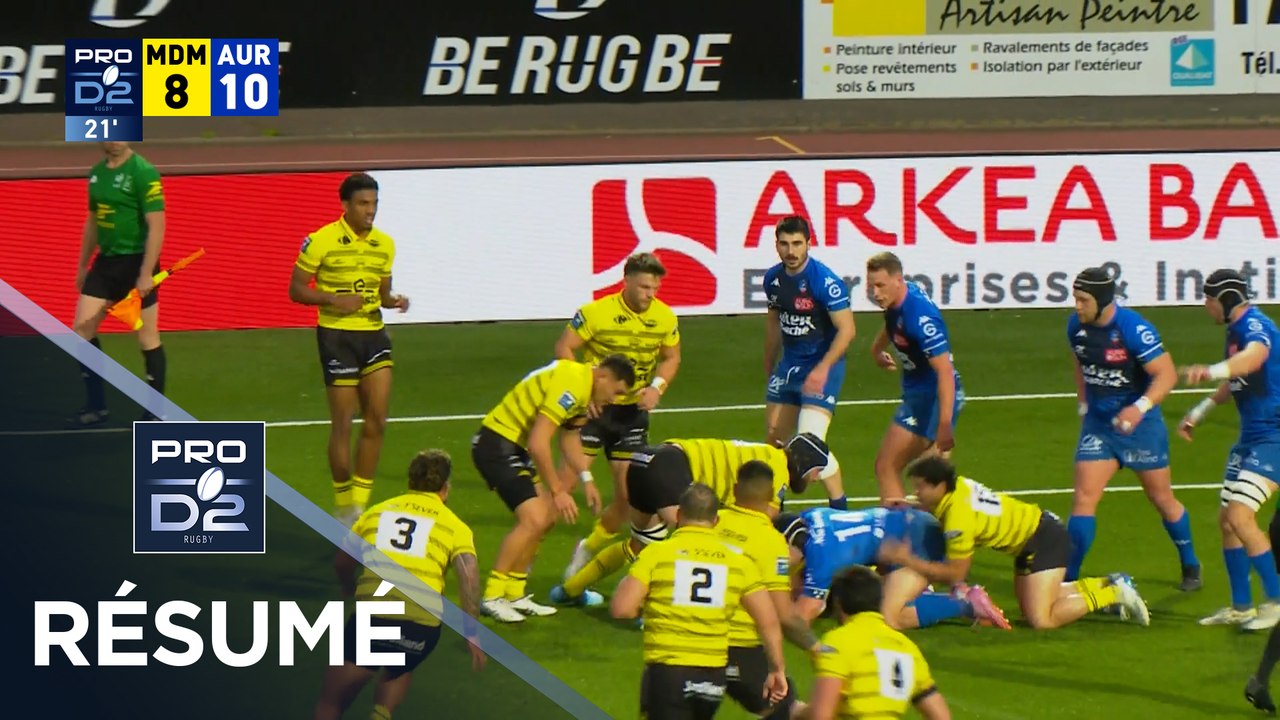 PRO D2 Saison 2025-2026 J25 - Résumé Stade Montois Rugby - Stade Aurillacois