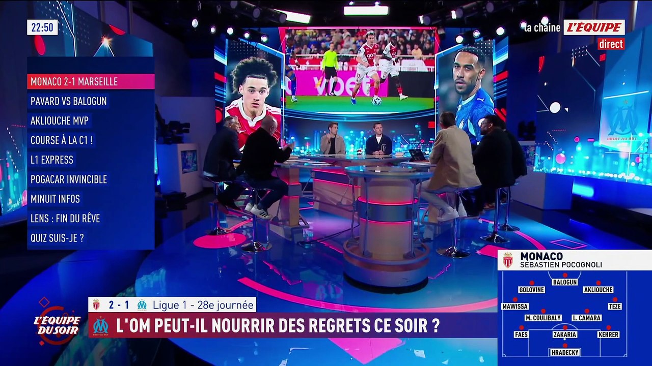 Monaco s'offre l'OM et relance tout dans la course à la Ligue des champions - Foot - Ligue 1