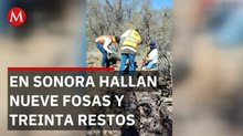 En Sonora, hallan 9 fosas y 30 cuerpos