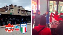 Canadá intercambia sus playeras por las de Italia tras quedar fuera del Mundial 2026