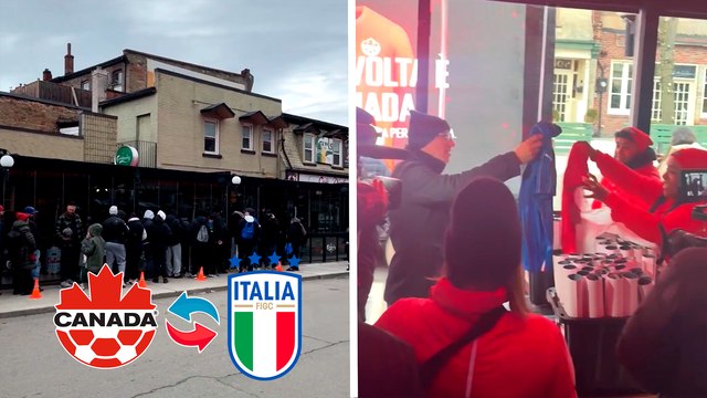 Canadá intercambia sus playeras por las de Italia tras quedar fuera del Mundial 2026