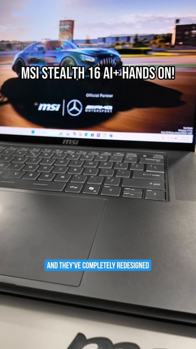 MSI Just Announced A Redesigned Stealth 16, And It's One Of The Most Un-gamery Gaming Laptops I've Used... Setting Its Sights Squarely on the MacBook Pro! #shorts