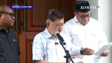 [FULL] Jusuf Kalla Sampaikan Saran soal Ekonomi hingga Diplomasi ke Prabowo