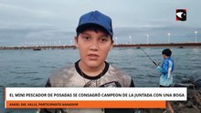 EL MINI PESCADOR DE POSADAS SE CONSAGRÓ CAMPEON DE LA JUNTADA CON UNA BOGA