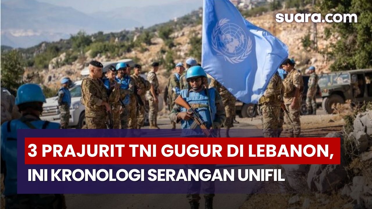 3 Prajurit TNI Gugur di Lebanon, Ini Kronologi Serangan UNIFIL