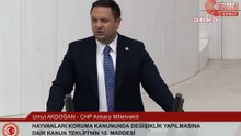CHP Ankara Milletvekili Umut Akdoğan Köpek sevmezsiniz, kedi sevmezsiniz. Sizin Tayyip Erdoğan dışında sevdiğiniz bir canlı yok mu