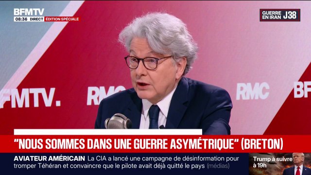 Guerre au Moyen-Orient: Aujourd'hui, force est de constater, que ceux qui ont les clés, c'est plutôt l'Iran , affirme Thierry Breton, ancien Commissaire européen