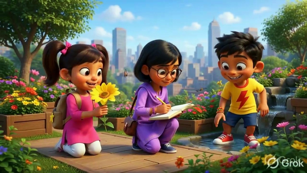 City of Wows 🏙️ | Kids visit a hi-tech city for the first time | Pixar-style animation | #shorts