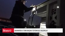Adana'da 4 ton kaçak tütün ele geçirildi
